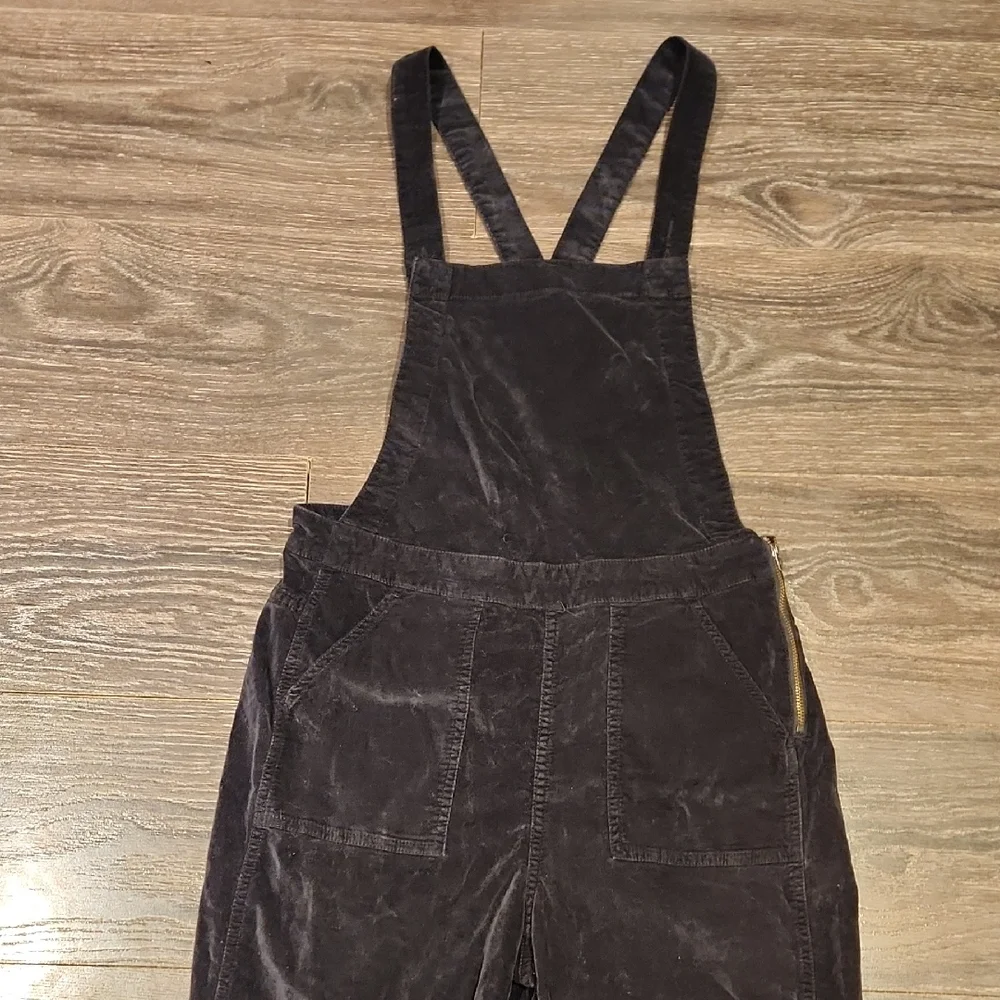❤️ MADEWELL VELVET SKINNY OVERALLS, MEDIUM - Picture 4 of 12